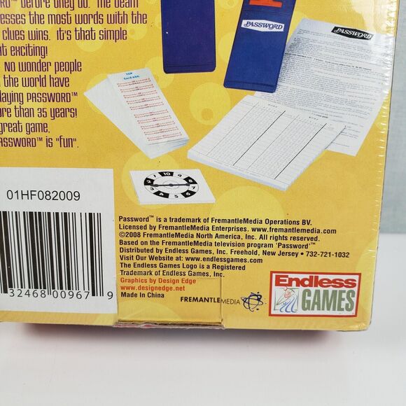 PASSWORD Endless Games 2008 Quick Picks 5th Edition -- New in Box - Picture 9 of 12